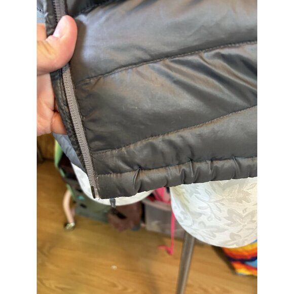 MARMOT Dark Gray 800 Fill Down Puffer Vest Lightweight Quilted Women's Size S - Picture 8 of 13